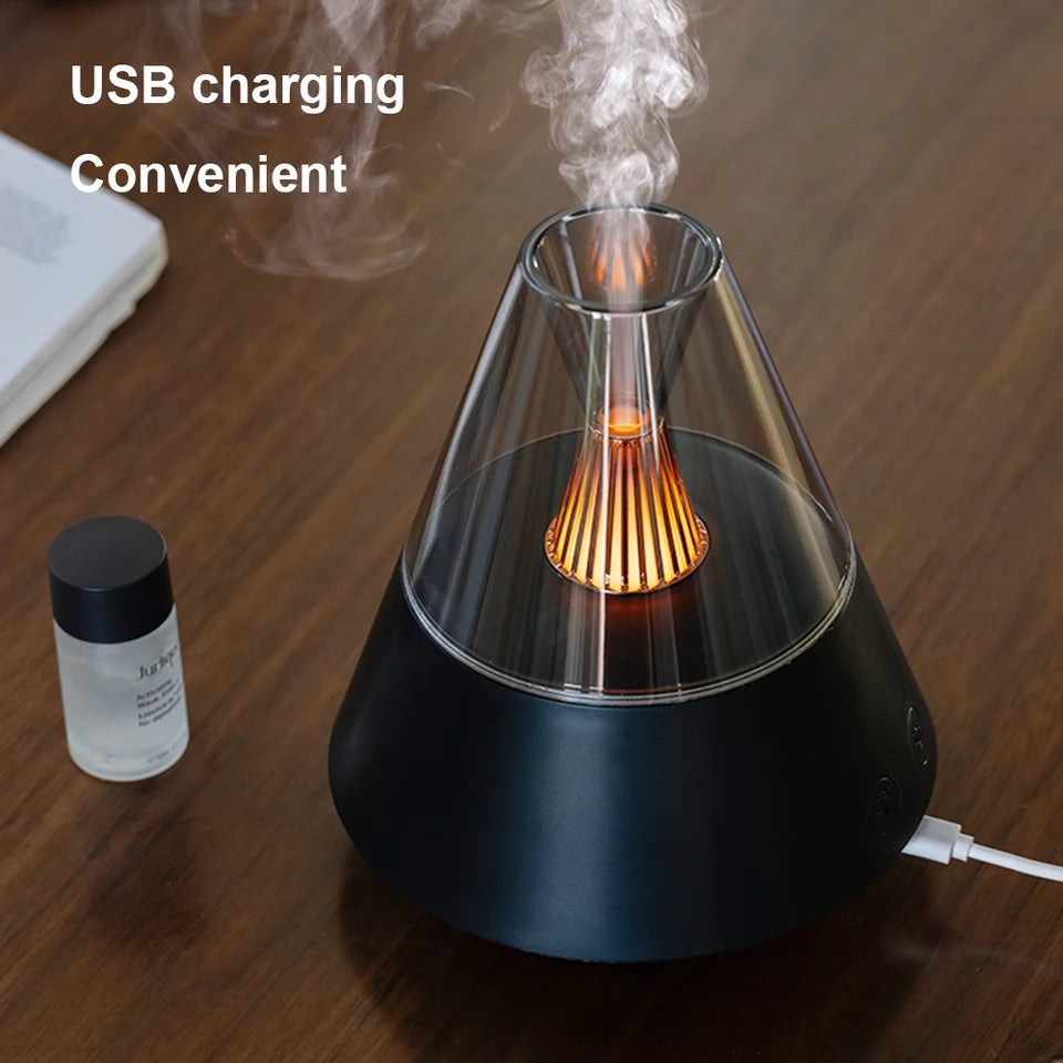 VOLCANIC AROMA HUMIDIFIER WITH NIGHT LIGHT