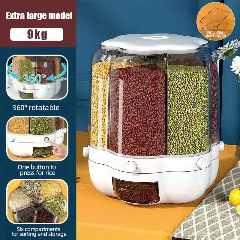 ROTATING GRAINS & CEREAL DISPENSER