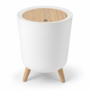 Danny Home White Tripod Waste Bin - 7 LITRE