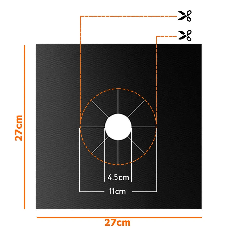 PACK OF 4 STOVE PROTECTON SHEETS