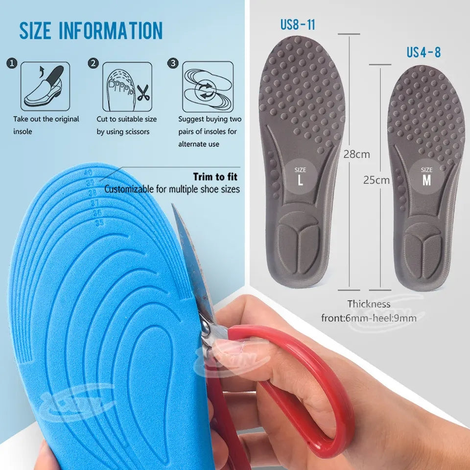 FLEXIBLE & SKIN FRIENDLY SHOE INSOLE