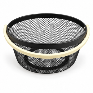 Danny Home Round Mesh Storage Basket - 25x25x18cm