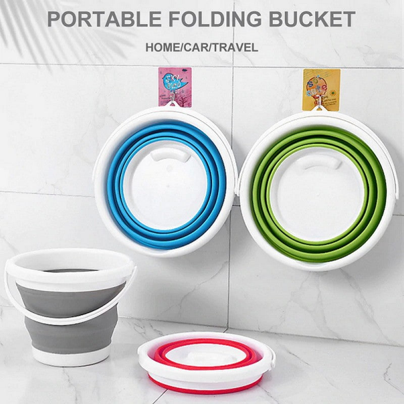 INNOVATIVE ECO-FRIENDLY 10L SILICONE BUCKET – SCALABLE, RETRACTABLE & MULTI-PURPOSE