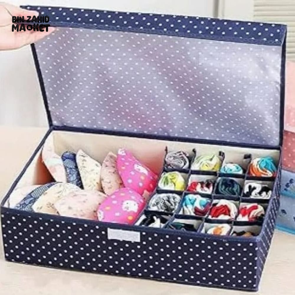 17 GRIDS GARMENT STORAGE ORGANIZER BOX