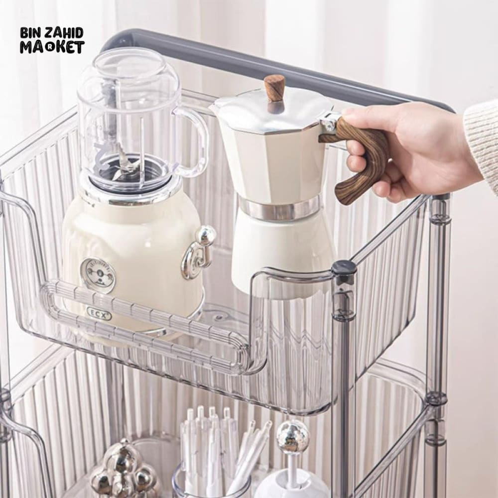 4 TIER LUXURY STORAGE CART FOR KITCHEN & BATHROOM