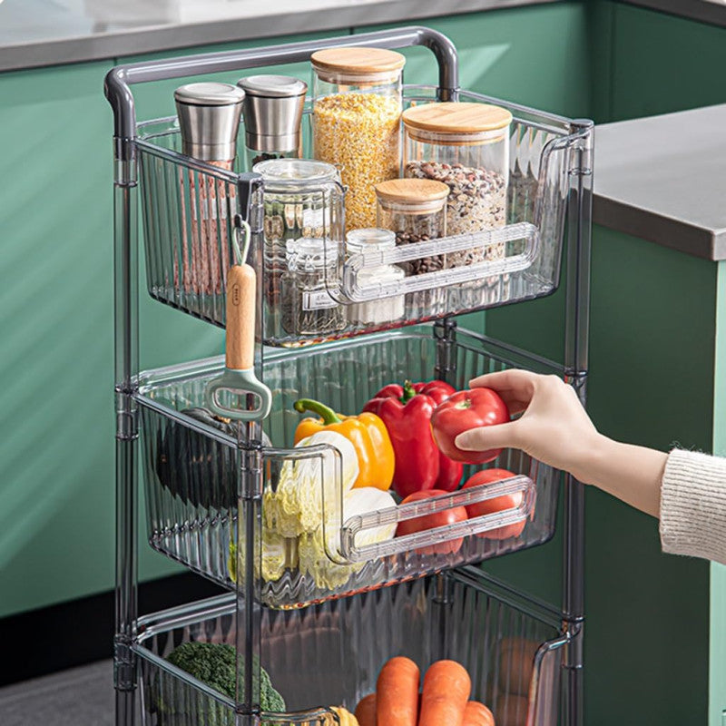 MODERN 4-TIERS PREMIUM STORAGE CART