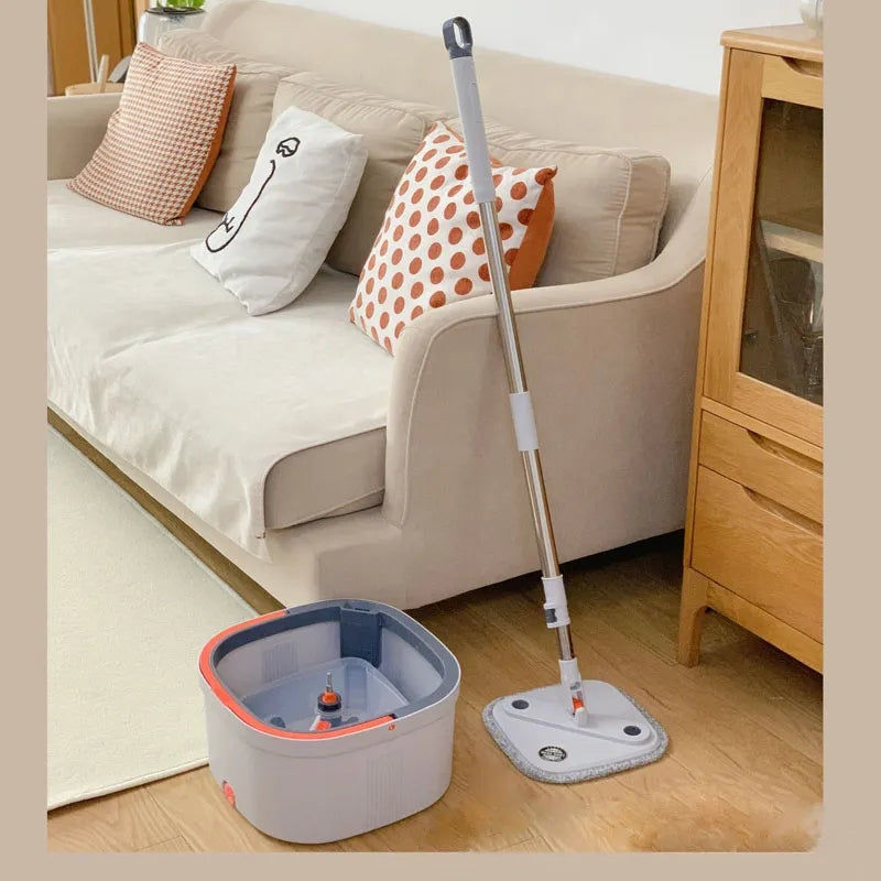 ROTATING SPIN CLEANING MOP WITH BUCKET