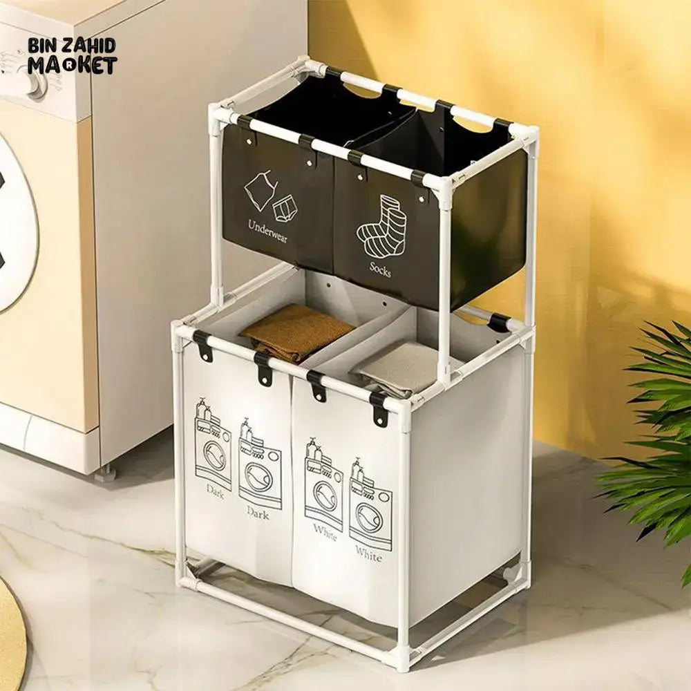 MODERN LUXOR FOLDING LAUNDRY BASKET
