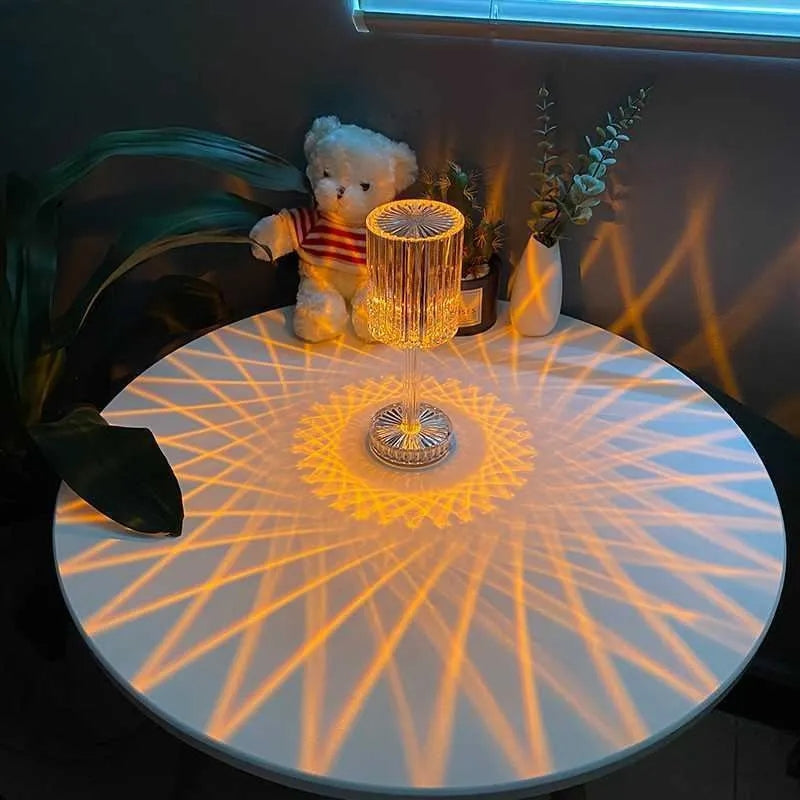 COLOR CHANGING CRYSTAL LAMP