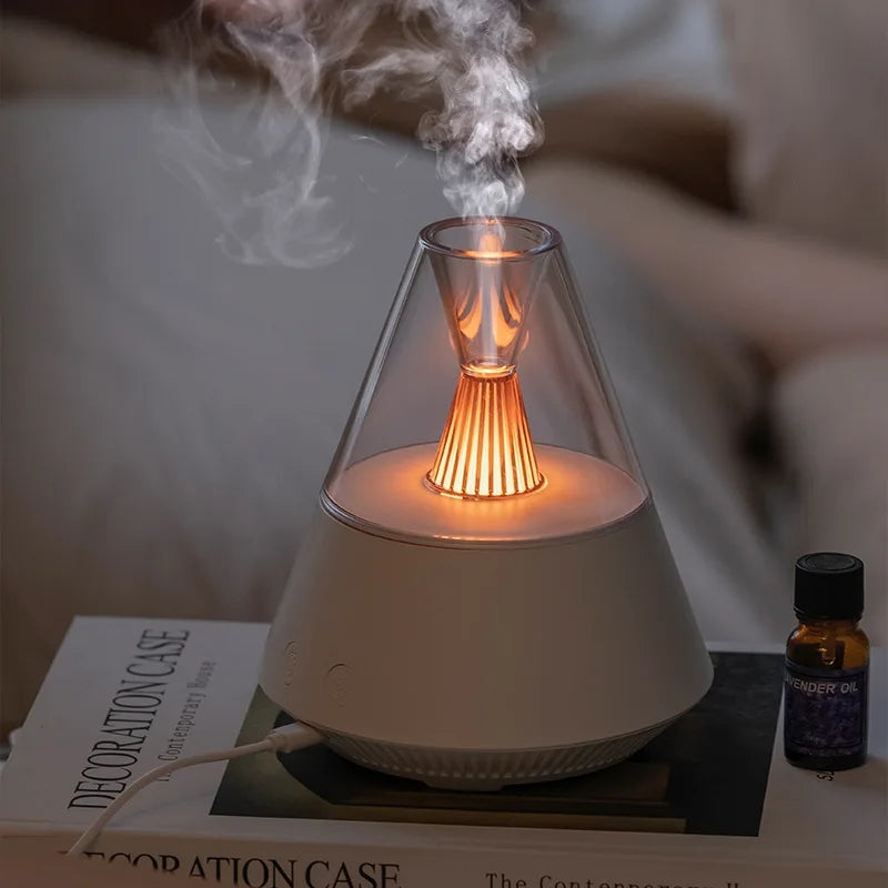 VOLCANIC AROMA HUMIDIFIER WITH NIGHT LIGHT