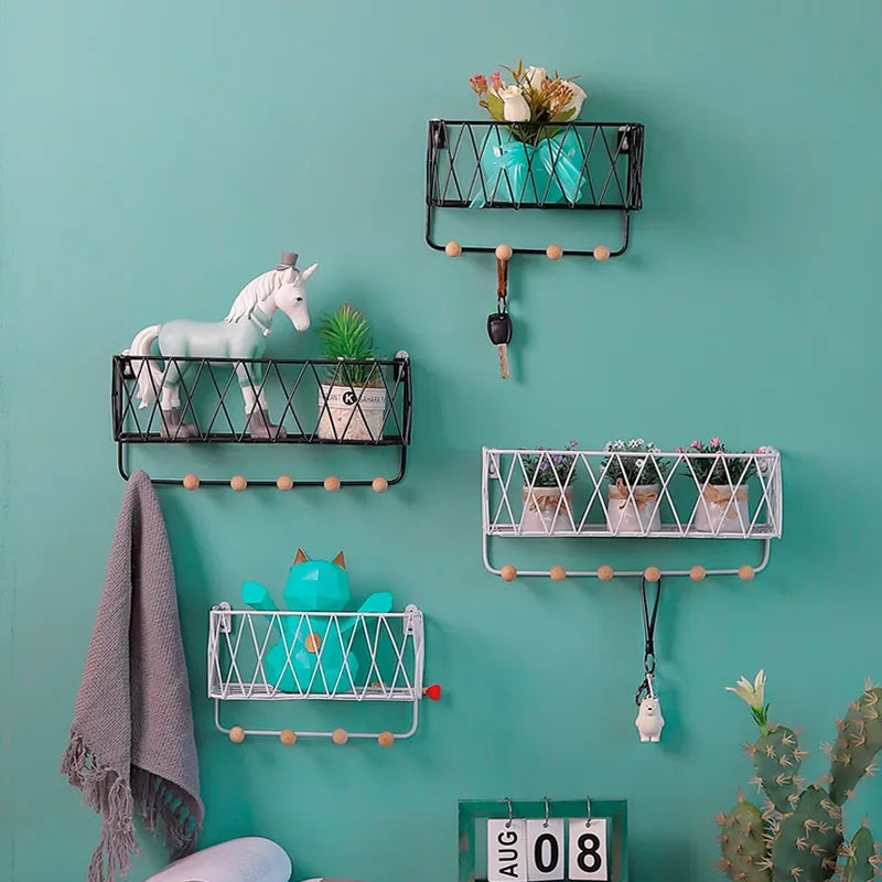 CRISS-CROSS WALL UTILITY SHELF