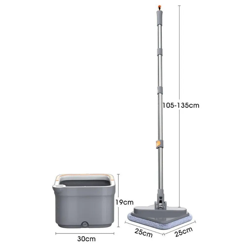 ROTATING SPIN CLEANING MOP WITH BUCKET