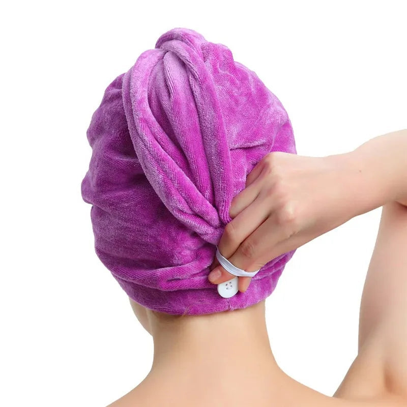 WET HAIRS DRYING TOWEL