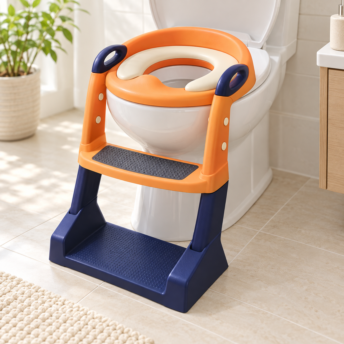 Toilet Training Seat With Ladder