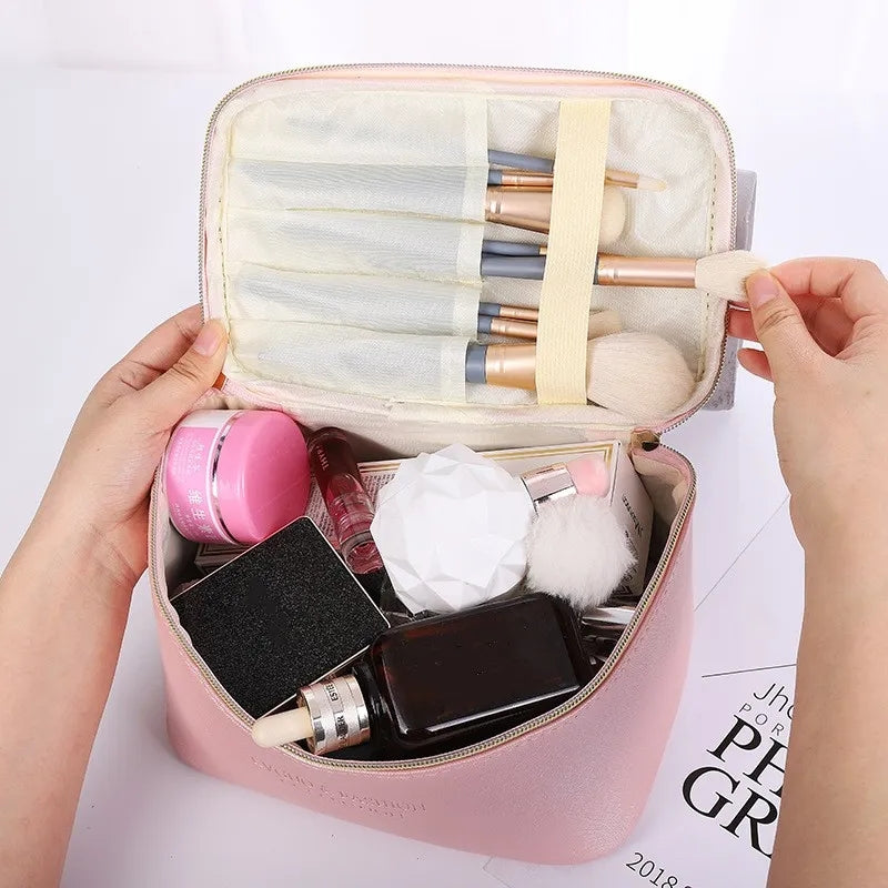 3 PIECES PU TRAVEL COSMETIC BAG