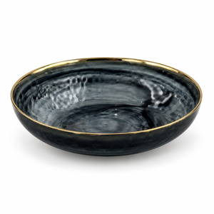 Danny Home Gold Rim Bowl - 8 Inches