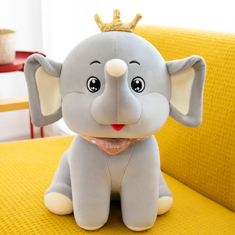 ELEPHANT TOY WITH FLAPPY EARS - SOFT STUFFED ANIMAL TOY FOR KIDS AND GIRLS