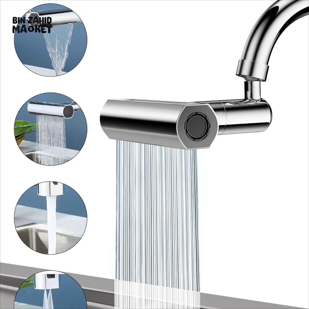360° ROTATION 4IN1 MODES SINK SPLASH FAUCET