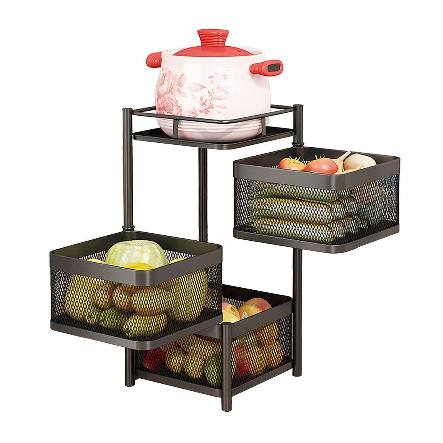 Counter Top Vegetable Metal Trolley By MATRIX