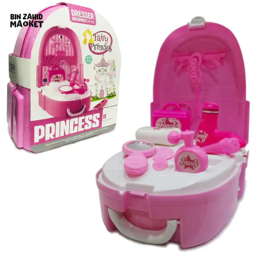 FAIRY PRINCESS KIDS 17 PIECES MAKEUP BAG