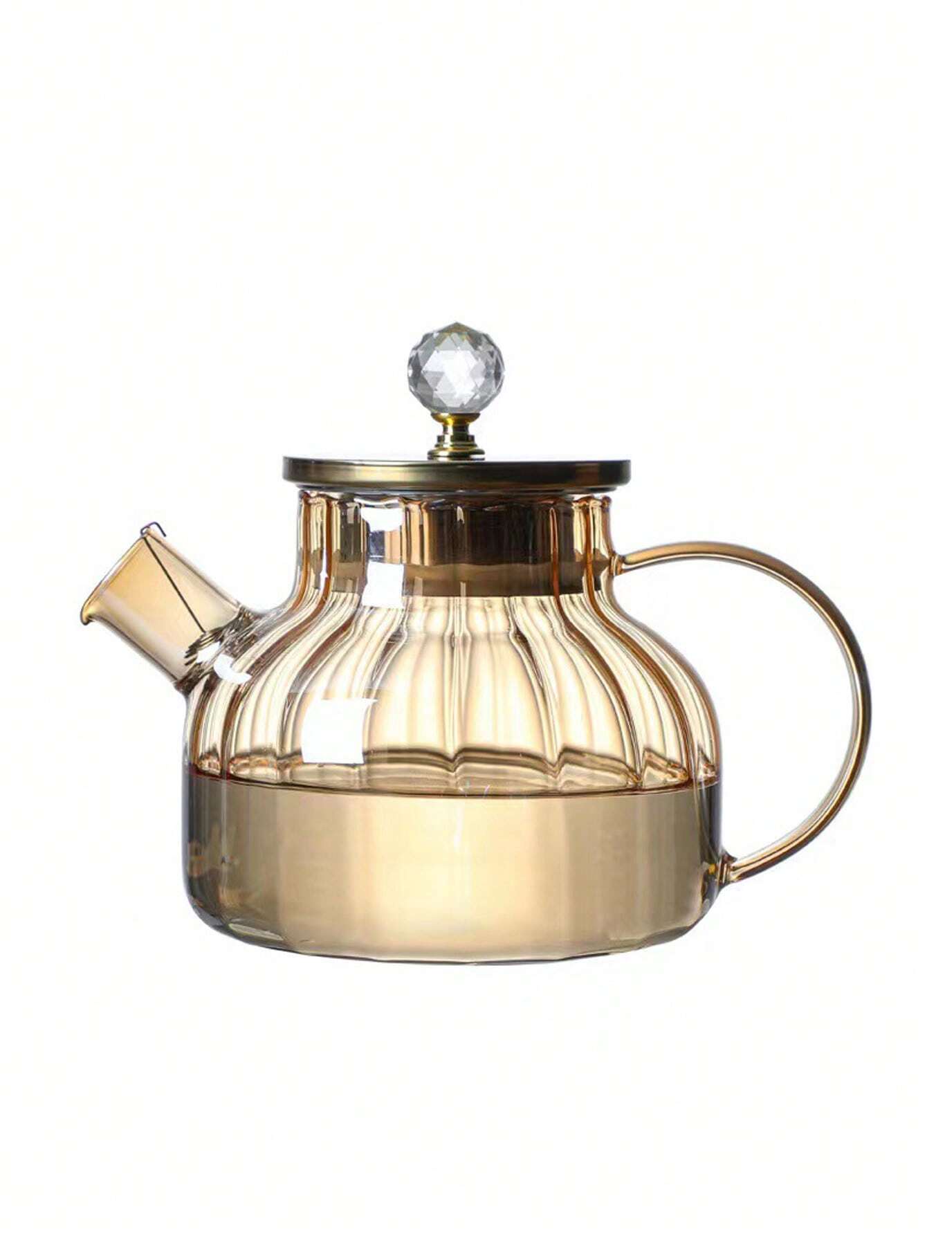 BOROSILICATE GLASS COOKING TEA POT