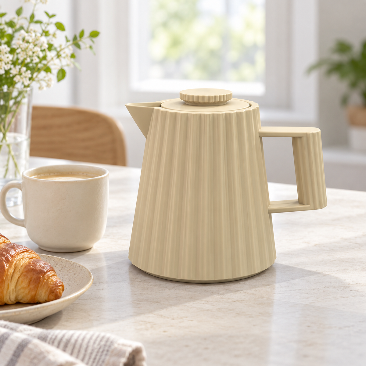 Danny Home Fluted Serving Jug - 1 Litre