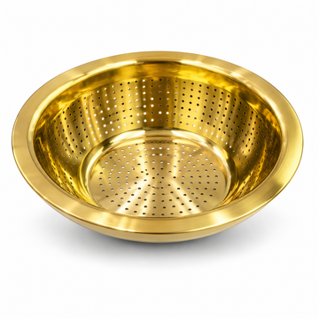 Danny Home Gold Colander Bowl - 24cm