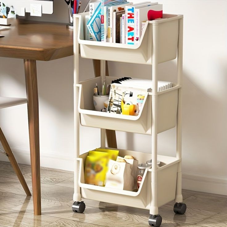 MODERN 3X LAYERS STORAGE CART