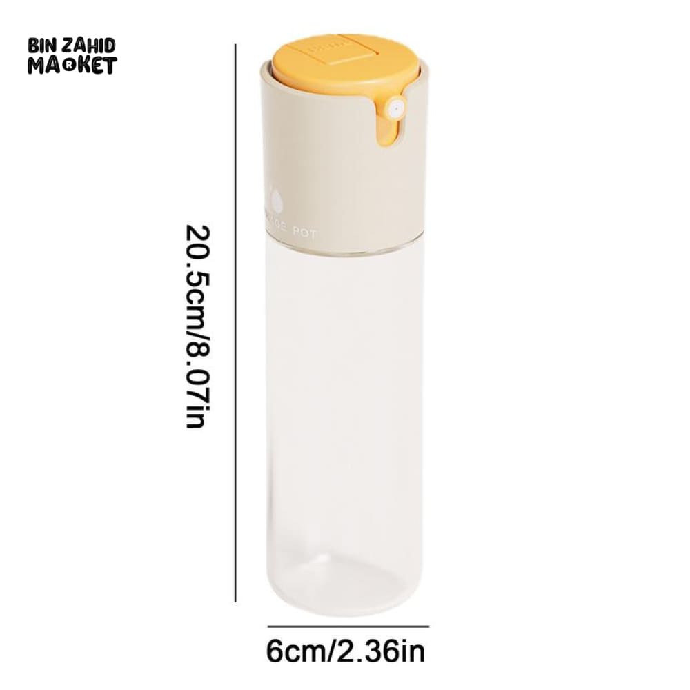 2-IN-1 SPRAY & POUR GLASS OIL BOTTLE – AUTOMATIC OPEN LID