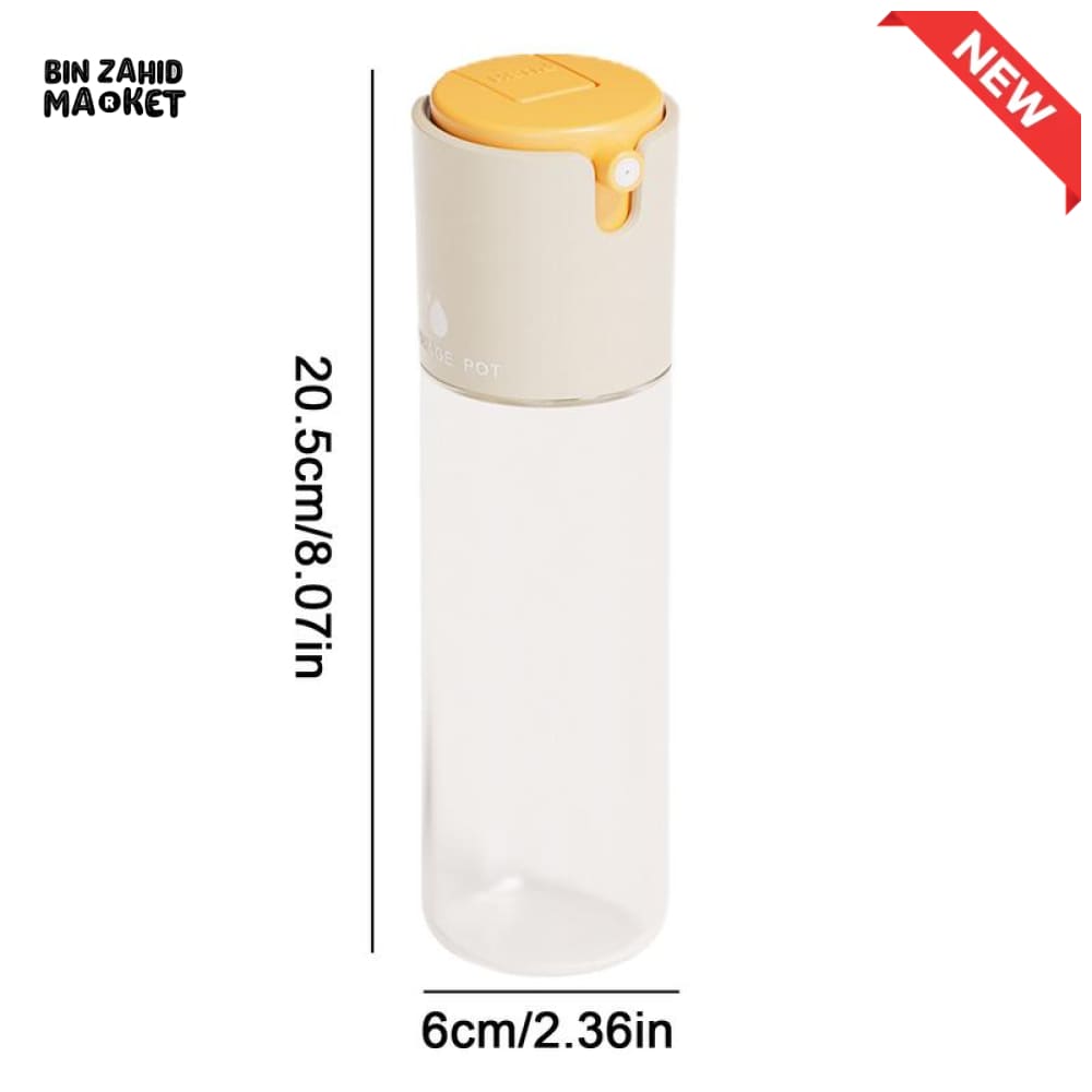 2-IN-1 SPRAY & POUR GLASS OIL BOTTLE – AUTOMATIC OPEN LID