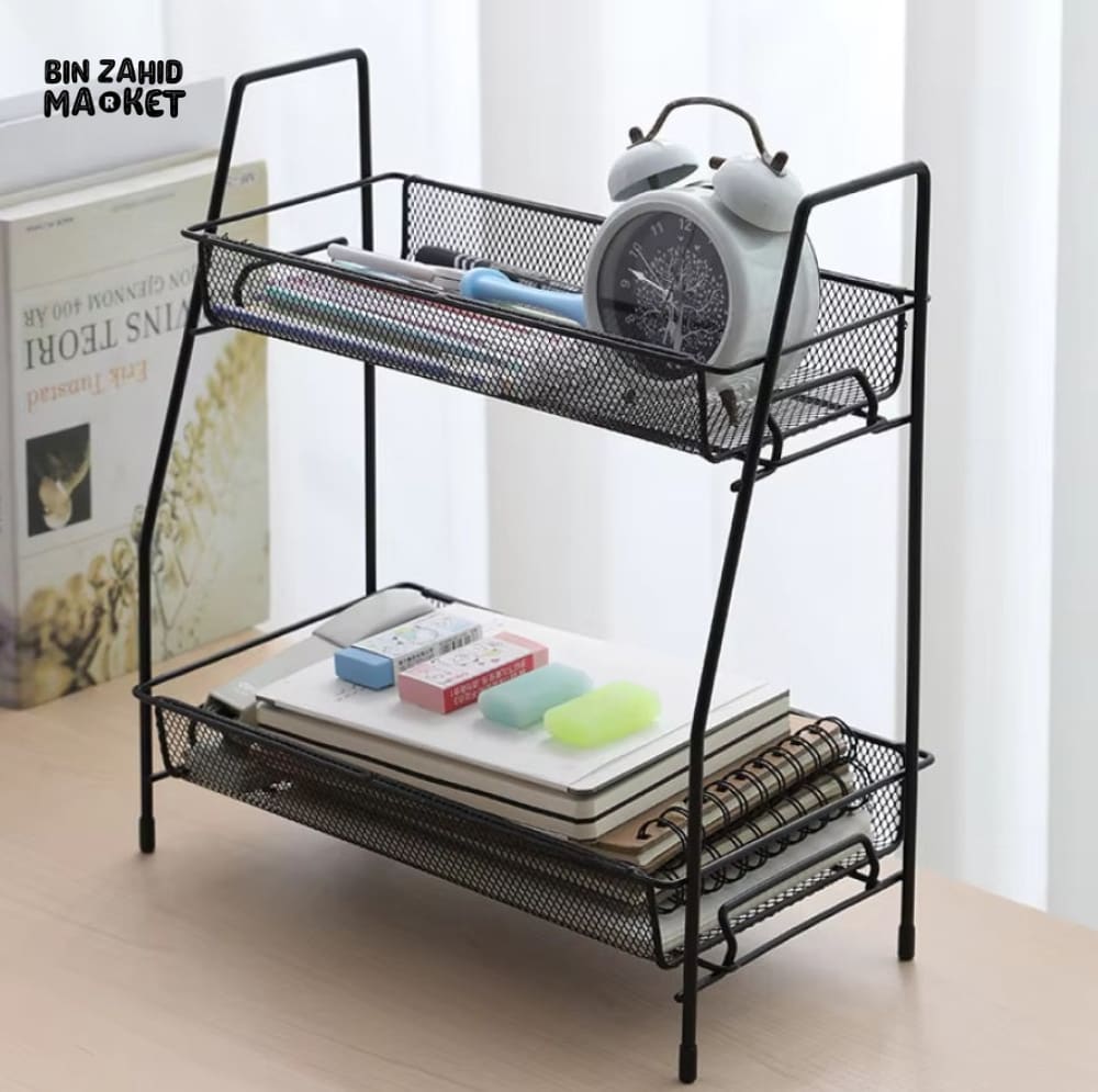 2-LAYERS COUNTER-TOP METAL STAND