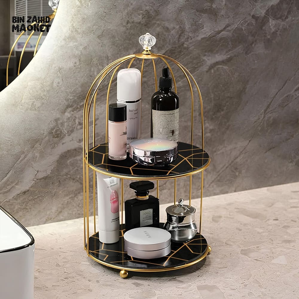 2-TIER GOLDEN VANITY CAG