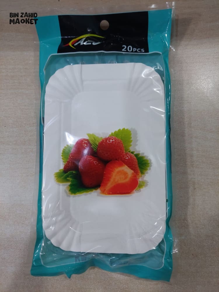20 PIECES DISPOSABLE PLATES