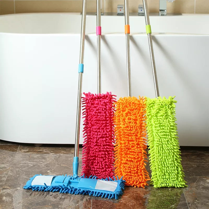 TELESCOPIC MICROFIBER CLEANING MOP