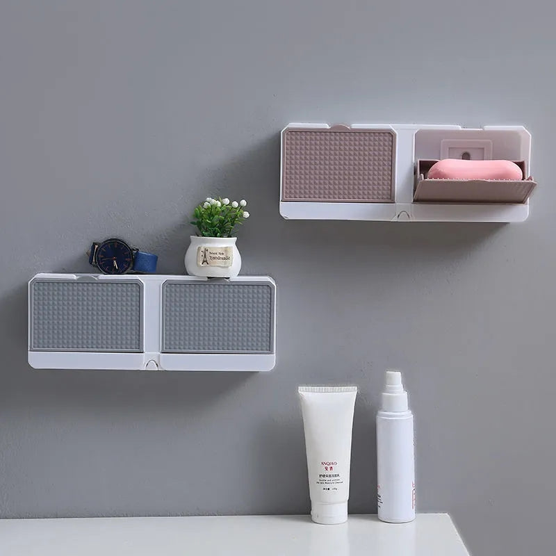 WALL MOUNTED DOUBLE SIDED SOAP BOX