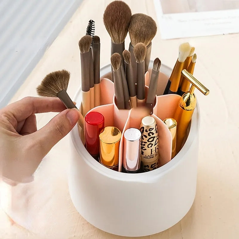 ROTATING BASE MAKEUP BRUSH HOLDER