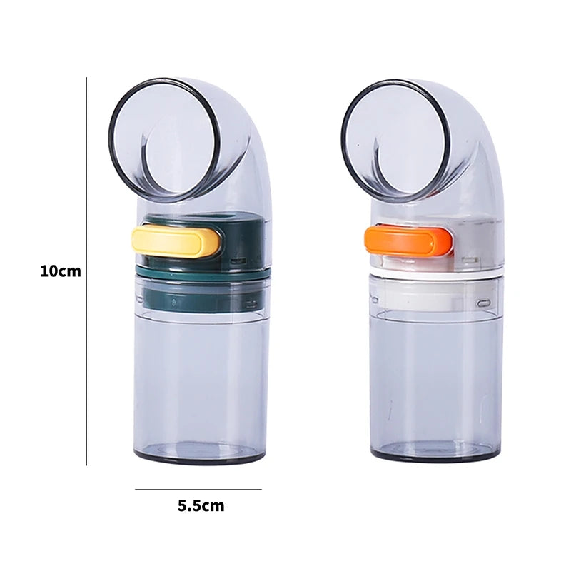 VOLUME CONTROLS PUSH POWDER DISPENSER