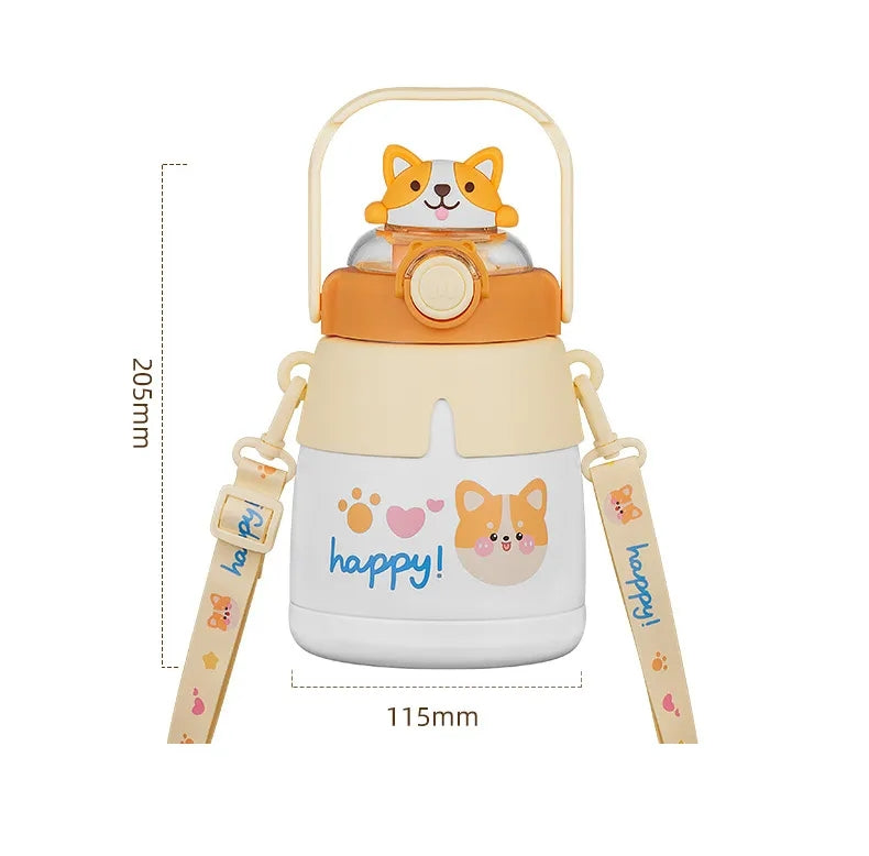 HAPPY BUNNY WATER BOTTLE 1200ML