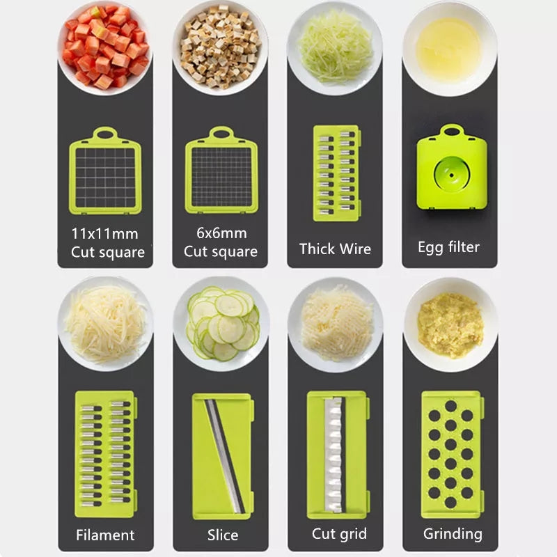 12IN1 MUTIFUNCTIONAL VEGETABLE CUTTER