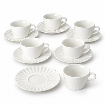 DANNY HOME 6 PIECE CUP & SAUCER SET - 250 ML