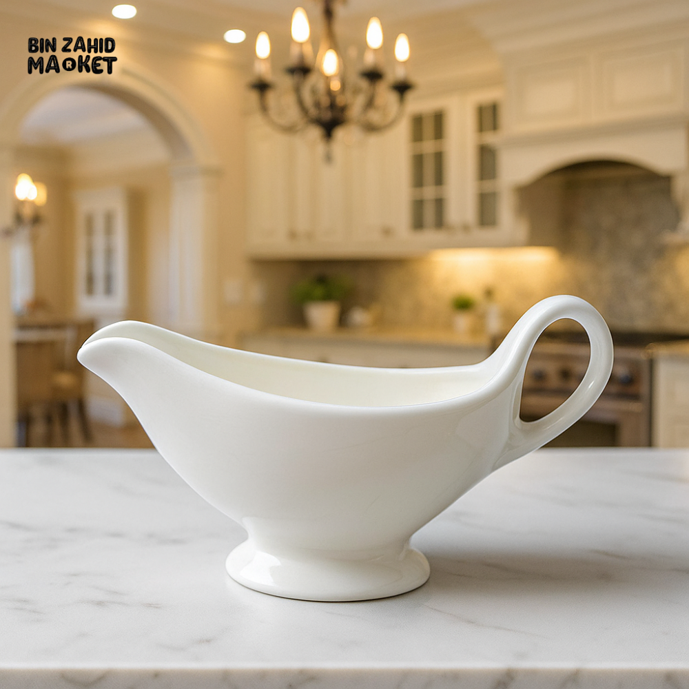 230ML PREMIUM MILK POURER JUG – CERAMIC SAUCE DISPENSER FOR KITCHEN & DINING