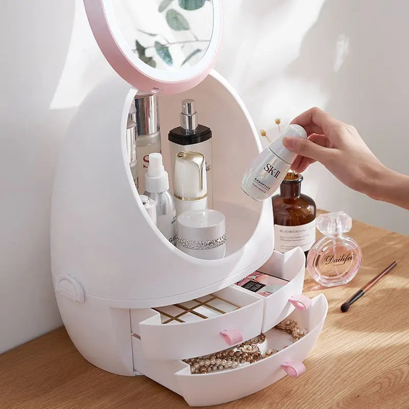 OVAL SHAPE COSMETICS ORGANIZER