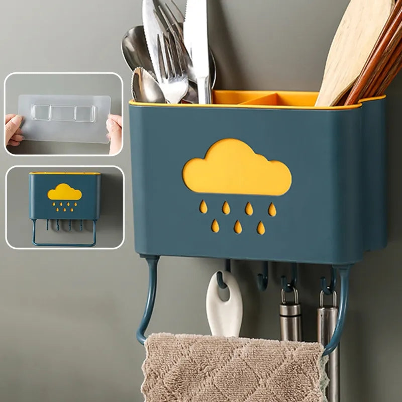 RAIN DROP CUTLERY HOLDER