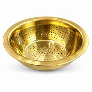 Danny Home Gold Colander Bowl - 22cm