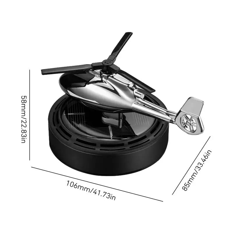 SOLAR POWERED COPTER CAR FRAGRANCE DIFFUSER