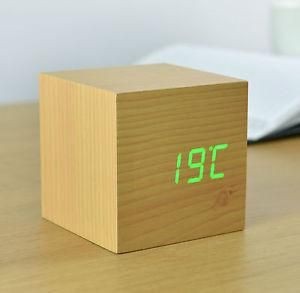 WOODEN ALARM CLOCK