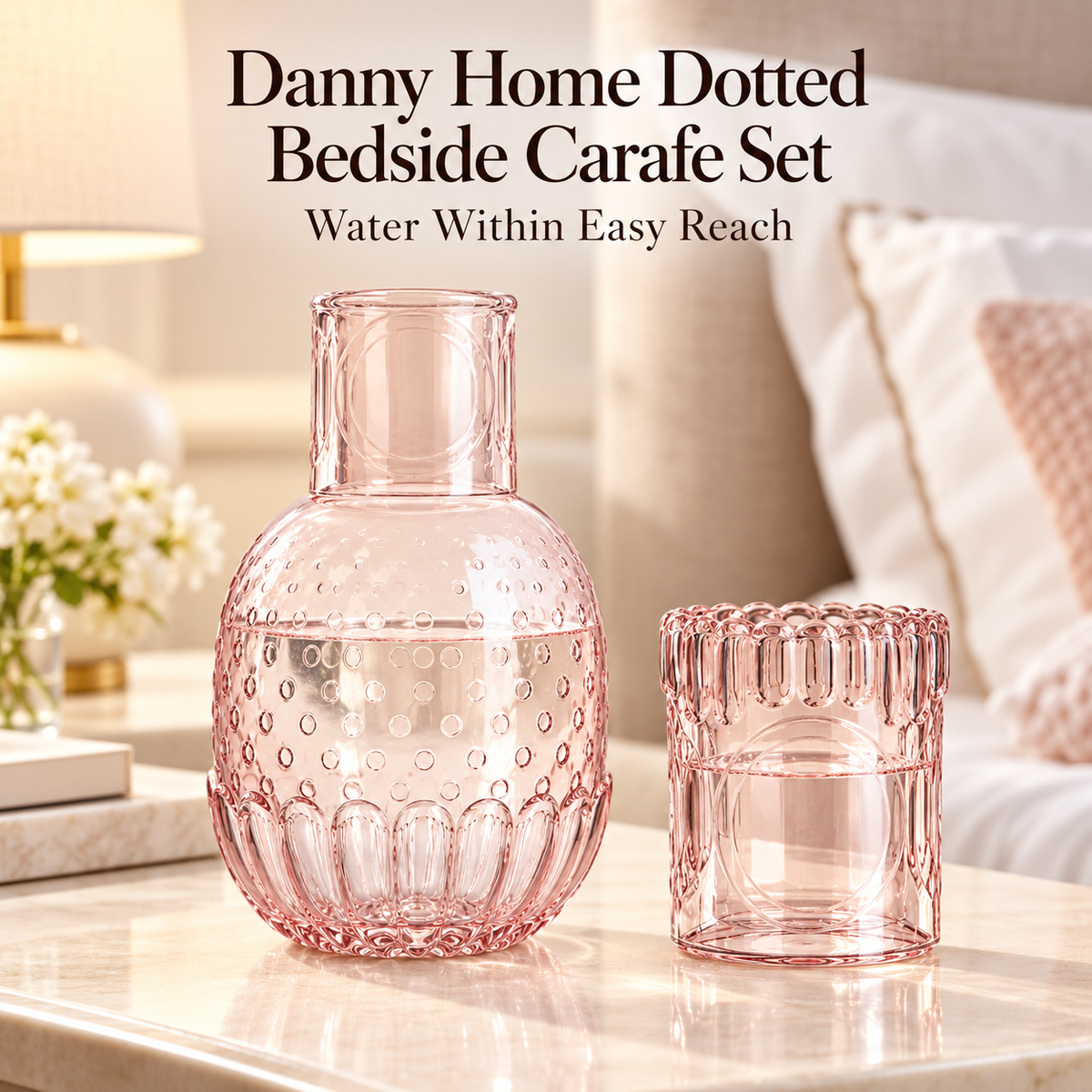 Danny Home Dotted Bedside Carafe