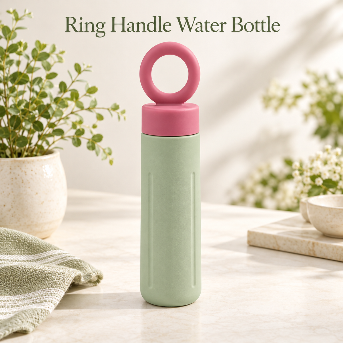 Ring Handle Water Bottle