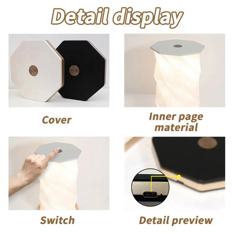 FOLDABLE ULTRASONIC USB NIGHT LAMP