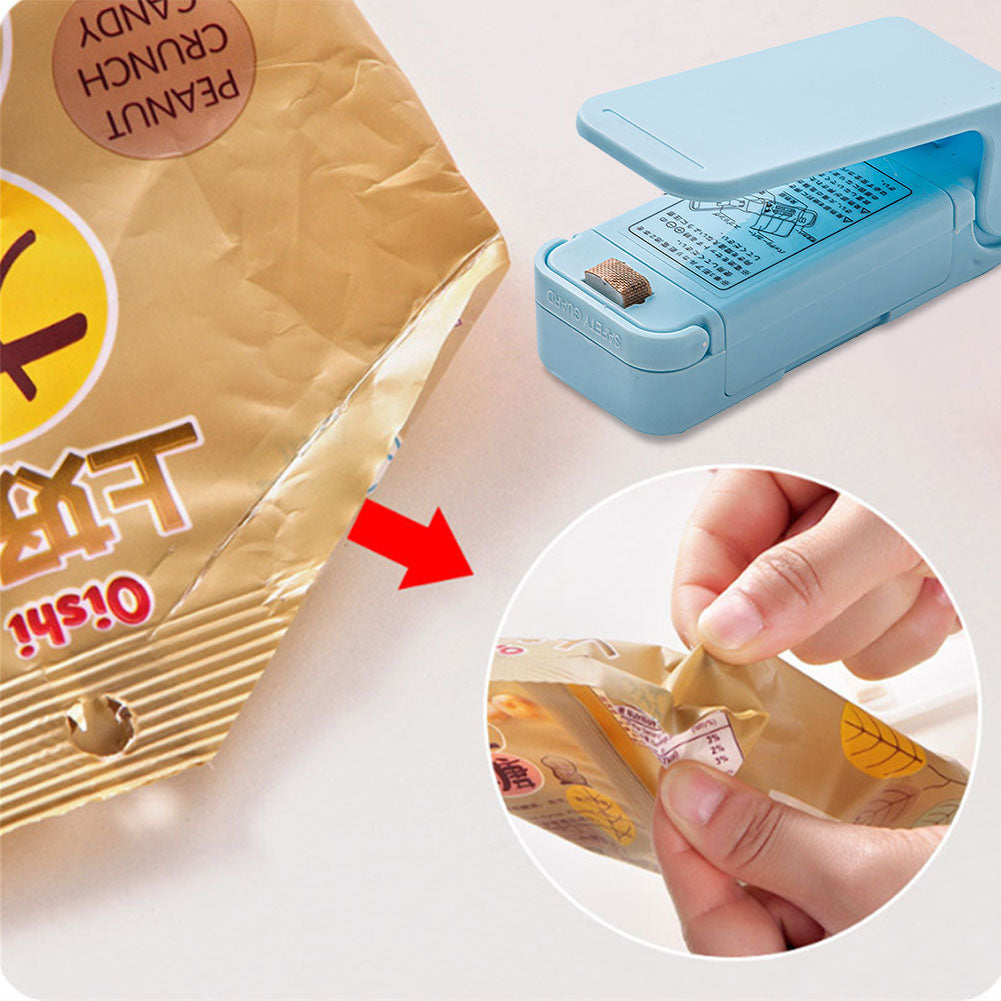 PORTABLE MINI HEAT SEALER FOR FOOD & SNACK STORAGE